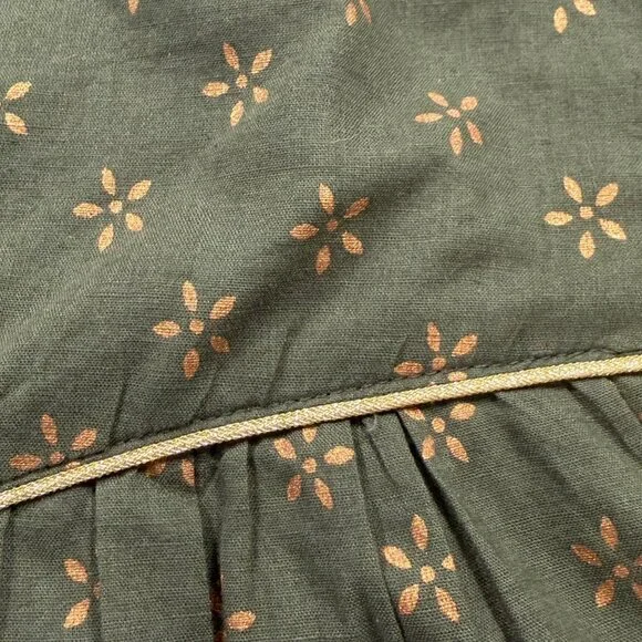 The GREAT. The Westerner Top in Army with Gold Stamp Vanity Size 0 = US X-Small - Picture 9 of 12